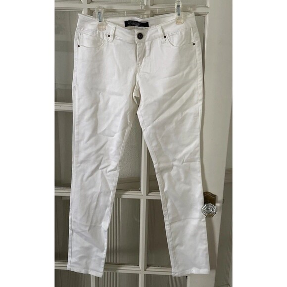 Sunrise Jeans Straight Stretch Denim White Womens 9x32 - Picture 1 of 11
